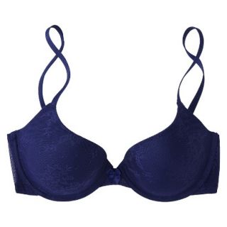 Gilligan & OMalley Womens Favorite Lace Lightly Lined Bra   Oxygen Blue 36B