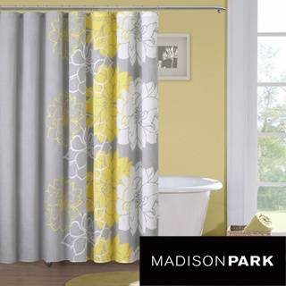 Madison Park Brianna Sateen Printed Shower Curtain