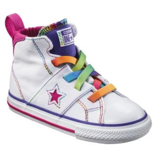 Toddler Girls Converse One Star High Top Sneaker   White 9