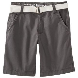 Mossimo Supply Co. Mens Belted Flat Front Shorts   Hot Coffee 40