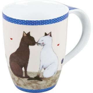 Konitz Cat Couple Mugs (set Of 4)