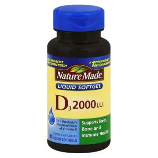 Nature Made Vitamin D 2000 iu Softgels   90 Count