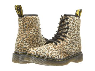 Dr. Martens Kids Collection Delaney Lace Boot Girls Shoes (Animal Print)
