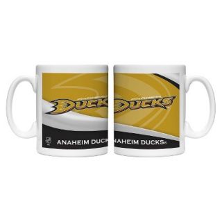 Boelter Brands NHL 2 Pack Anaheim Ducks Wave Style Mug   Multicolor (15 oz)