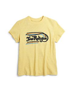 True Religion Toddlers & Little Boys Slub Logo Tee   Yellow