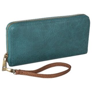 Merona Phone Case Wallet with Removable Wristlet Strap   Green