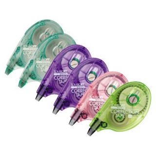 Tombow 6 Count Correction Tape   Assorted Colors