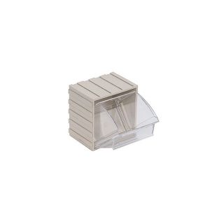 Quantum Storage Clear Tip Out Storage Bins   2 7/8 Inch x 3 3/4 Inch x 4 Inch