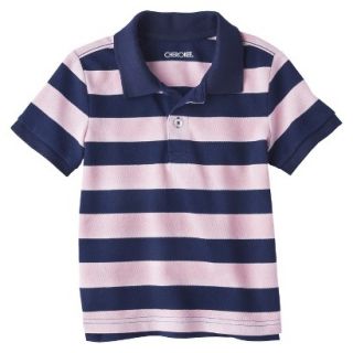 Cherokee Infant Toddler Boys Short Sleeve Rugby Striped Polo Shirt   Restful