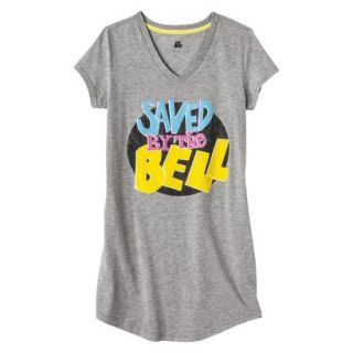 Vintage Juniors Dorm Tee   Saved By The Bell Grey M