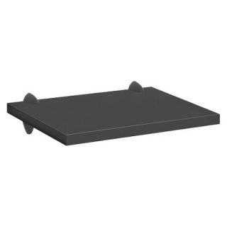 Wall Shelf Black Sumo Shelf With Black Ara Supports   18W x 16D