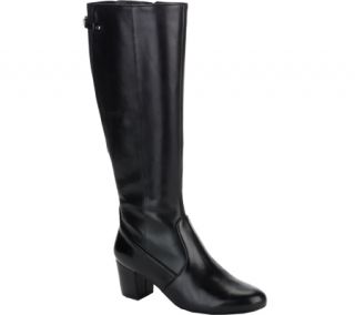 Womens Rockport Phaedra Tall Boot   Black Full Grain Leather Boots