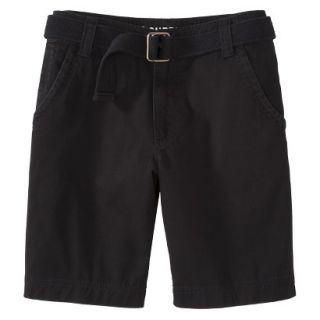 Mossimo Supply Co. Mens Belted Flat Front Shorts   Ebony 34