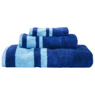 Room Essentials Stripe 3 pc. Towel Set   Blue