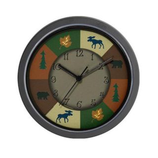  Bear Moose Wall Clock