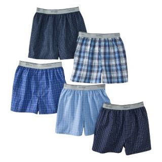 Fruit Of The Loom Boys 5 pack Plaid Boxer Underwear   Assorted Colors S