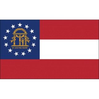 Georiga State Flag   4 x 6