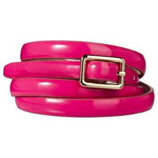 Merona Skinny Belt   Neon Pink S