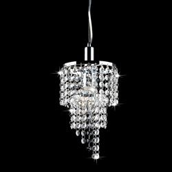 Galina Crystal And Chrome Pendant Chandelier