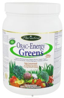 Paradise Herbs   Orac Energy Greens   12.8 oz.