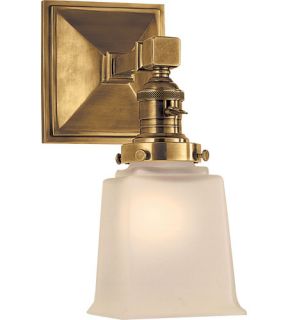 E.F. Chapman Boston 1 Light Bathroom Vanity Lights in Hand Rubbed Antique Brass SL2941HAB FG