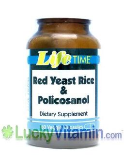 LifeTime Vitamins   Red Yeast Rice & Policosanol   60 Vegetarian Capsules