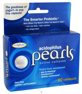 Enzymatic Therapy   Acidophilus Pearls Active Cultures   90 Capsules