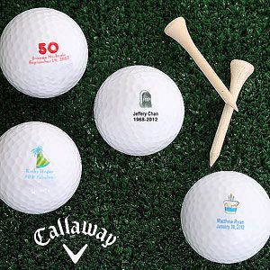 Personalized Golf Balls Birthday Gift   Callaway Golf Balls
