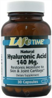LifeTime Vitamins   Hyaluronic Acid 140 mg.   30 Capsules