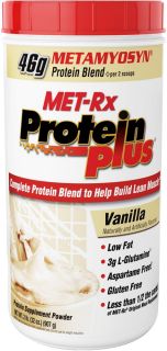 MET Rx   Protein Plus Powder Vanilla   2 lbs.