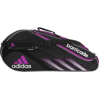 adidas Barricade III Tour 3 Racquet Bag Black/Silver/VibrantPink adidas Tennis