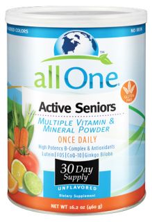 All One   Active Seniors Multiple Vitamin and Mineral Powder   16.2 oz.