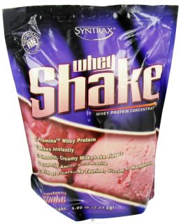 Syntrax   Whey Shake Whey Protein Concentrate Strawberry   5 lbs.