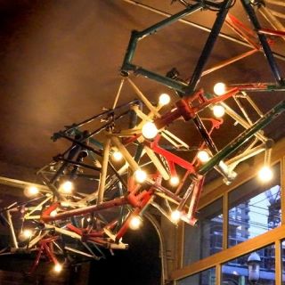 Bicycle Linear Chandelier