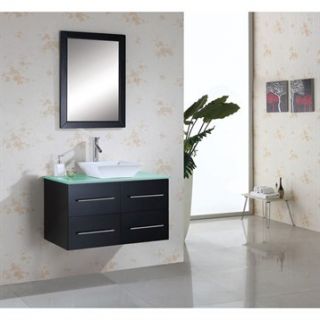 Virtu USA Marsala 35 Single Sink Bathroom Vanity   Espresso