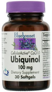 Bluebonnet Nutrition   Cellular Active CoQ10 Ubiquinol From Kaneka QH 100 mg.   30 Softgels