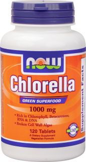 NOW Foods   Chlorella 1000 mg.   120 Tablets