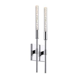 Champagne Wands 2 Arm LED Wall Sconce