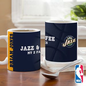 Personalized NBA Basketball Coffee Mug