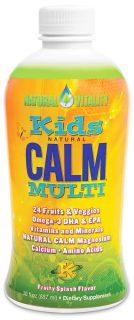 Natural Vitality   Natural Calm Kids Multi Vitamin Fruity Splash   30 oz. formerly Peter Gillhams