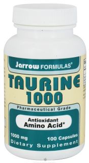 Jarrow Formulas   Taurine 1000 mg.   100 Capsules