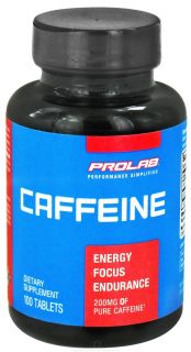 Prolab Nutrition   Caffeine Tablets 200 mg.   100 Tablets