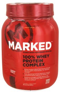 Marked Nutrition   100% Whey Protein Complex Gourmet Vanilla (32 oz.)   2 lbs.