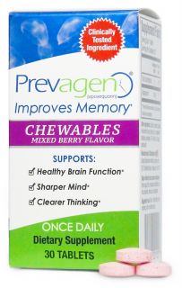 Quincy Bioscience   Prevagen Chewables Memory Support Mixed Berry Flavor   30 Tablets