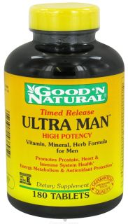 Good N Natural   Ultra Man Time Release   180 Tablets