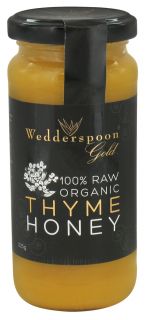 Wedderspoon Organic   100% Raw Organic Thyme Honey   11.46 oz.