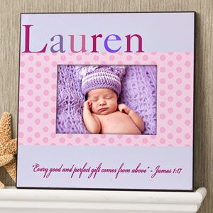 Personalized Baby Girl Picture Frames   Just for Them