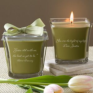 Personalized Candles   For My Love   Papaya & Bamboo