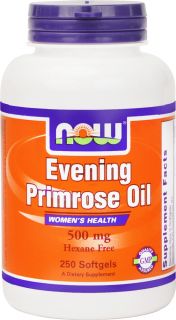 NOW Foods   Evening Primrose Oil 500 mg.   250 Softgels