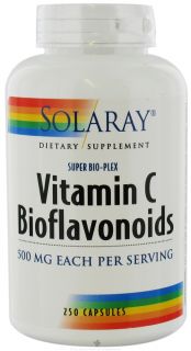 Solaray   Super Bio Plex Vitamin C Bioflavonoids 500 mg.   250 Capsules